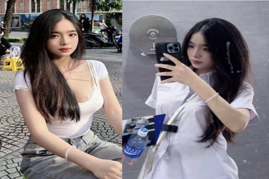 Em nữ sinh Lý Nhật Mai Thy thích nằm trên